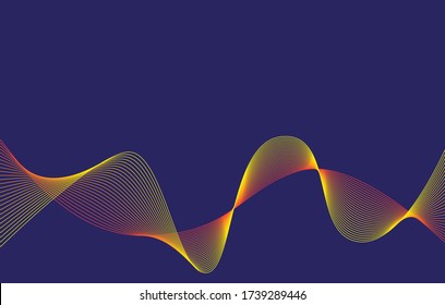 lignes d'arrière-plan d'entreprise vague conception abstraite de bandes Composition géométrique abstraite.Fond abstrait vectoriel avec une dynamique colorée d'ondes rouges, de lignes et de particules. Illustration adaptée au design. 