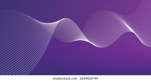 Business background lines wave abstract stripe design. Gradient background, vector ilustration.