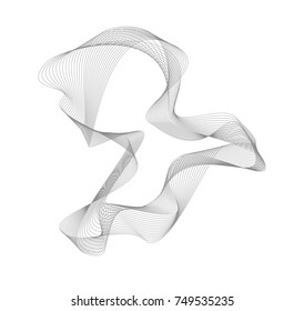 business background lines wave abstract flowing stripe and curve