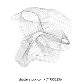 business background lines wave abstract flowing stripe and curve
