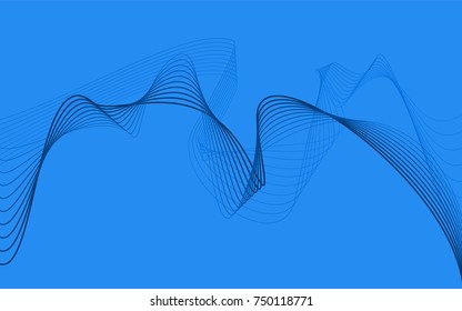 business background lines wave abstract flowing stripe and curve