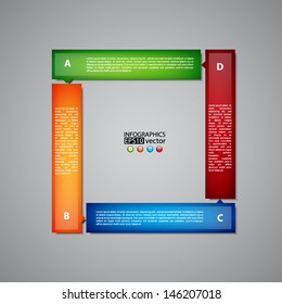 Business background. Modern design template. Can be used for infographic. EPS10 vector