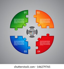 Business background. Modern design template. Can be used for infographic. EPS10 vector