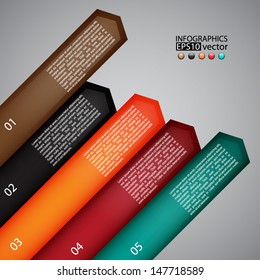 Business background. Modern design template. Can be used for infographic. EPS10 vector