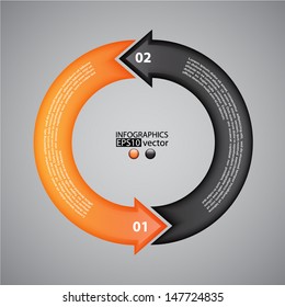 Business background. Modern design template. Can be used for infographic. EPS10 vector