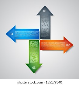 Business background. Modern design template. Can be used for infographic. EPS10 vector