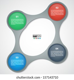 Business background. Modern design template. Can be used for infographic. EPS10 vector