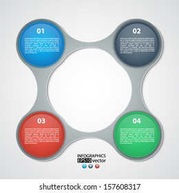 Business background. Modern design template. Can be used for infographic. EPS10 vector