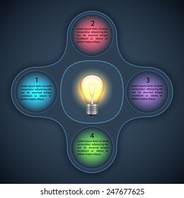 Business background. Modern design template. Can be used for infographic. EPS10 vector