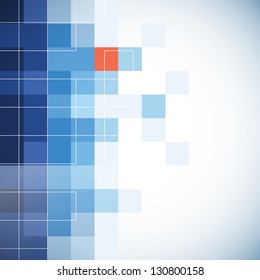 Business background with mosaic effect