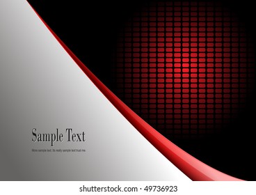 Geschäftshintergrund rot und grau, Vektorgrafik.