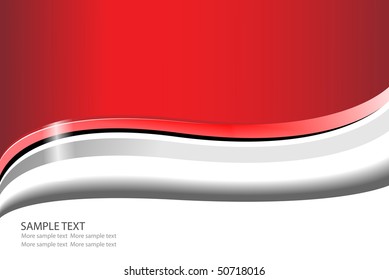 Business background red and white, vector.