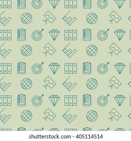Business Background Seamless Pattern - 3