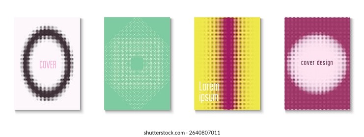Business Background Set. Summer Art In Minimal Design. Dynamic Elements In 2d Presentation. Dot Flyer. Minimalist Music Pattern. Geometric Wave Template. Trendy Business Background