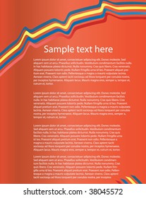 Business background with stripes. Vector.
