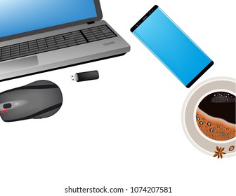 Business background supplies