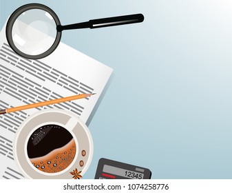 Business background supplies