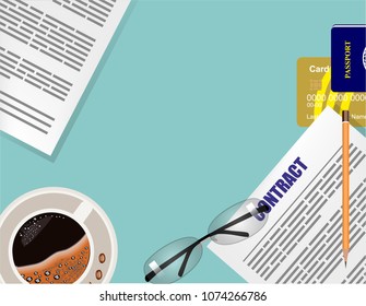 Business background supplies