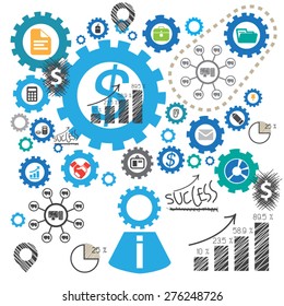 Business background ,Vector