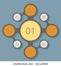 Business background in vector EPS10. Can be used for infographics and presentations. 