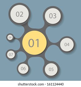 Business background in vector EPS10. Can be used for infographics and presentations. 