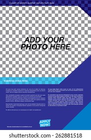 Business background. Vector template. Poster. Vector Business Flyer