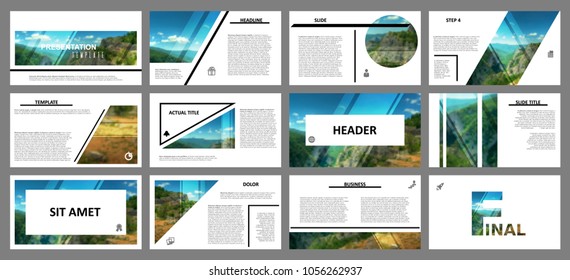 Business backgrounds of digital technology. Colored mountain elements for presentation templates. Leaflet, Annual report, cover design. Banner, brochure, layout, design. Flyer. Vector illustration