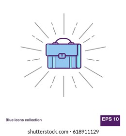 Business bag with documents
