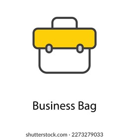 Business bag icon design stock illustration