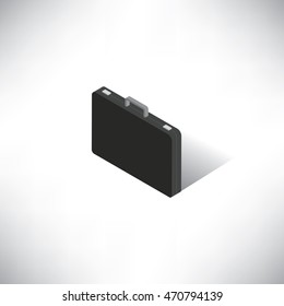 Business bag icon isometric vector EPS10