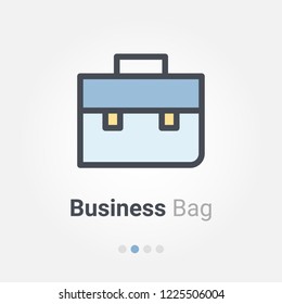 business bag icon vector