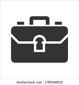Business Bag Icon, vector graphics