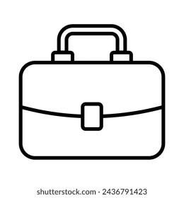 Icono de bolsa de negocios vector, ilustración de stock