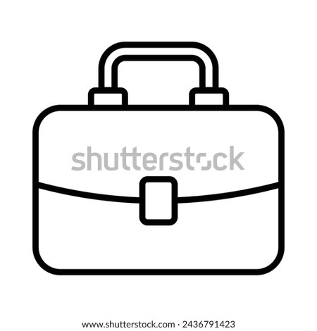 Business Bag icon vector, stock illustration