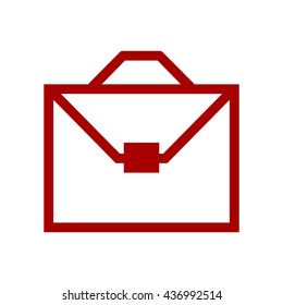 
Business bag icon.Diplomat.Briefcase bag.