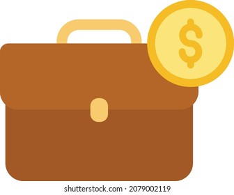  Icono de vector aislado de bolsa de negocios que puede modificar o editar fácilmente

