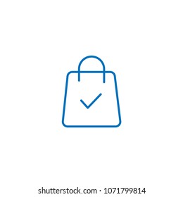 Business bag vector icon
