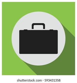 Business bag vector icon