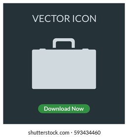Business bag vector icon