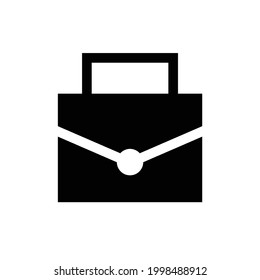 Business bag vector icon, isolated on white background