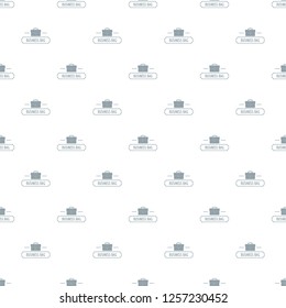 Business bags pattern vector seamless repeat for any web design