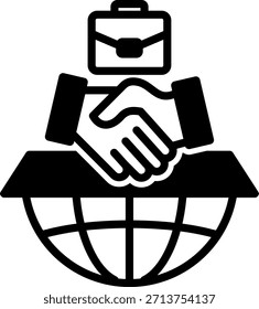Icono de balance de negocios Ilustración vectorial mixta