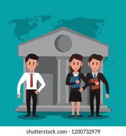 Business bankers teamwork