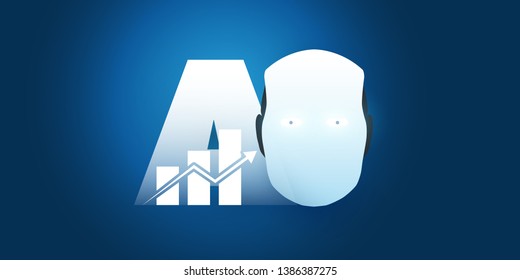 Business, Banking AI Services, Automated Wealth Manager Concept
