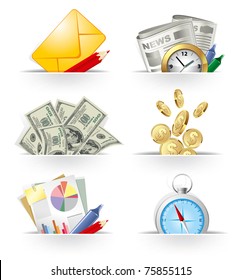 Business and banking icon set