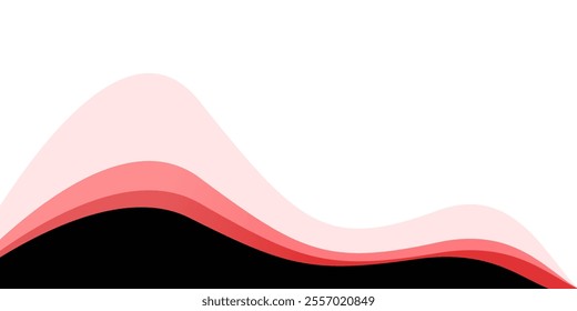 business banner abstract wave background