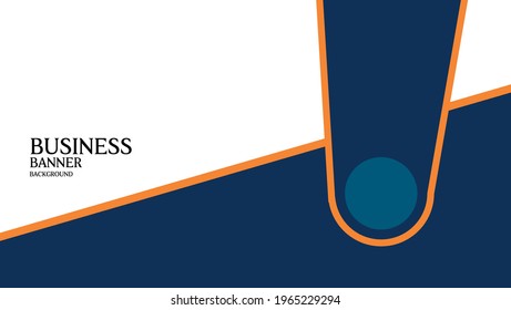 business banner background design template