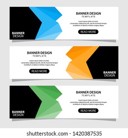 Business banner background. Modern banner template.