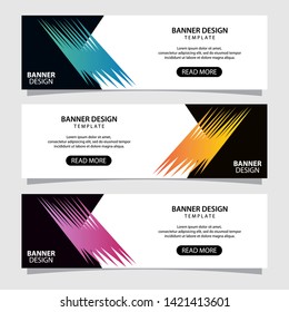 Business banner background. Modern banner template.