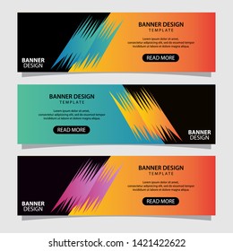 Business banner background. Modern banner template.